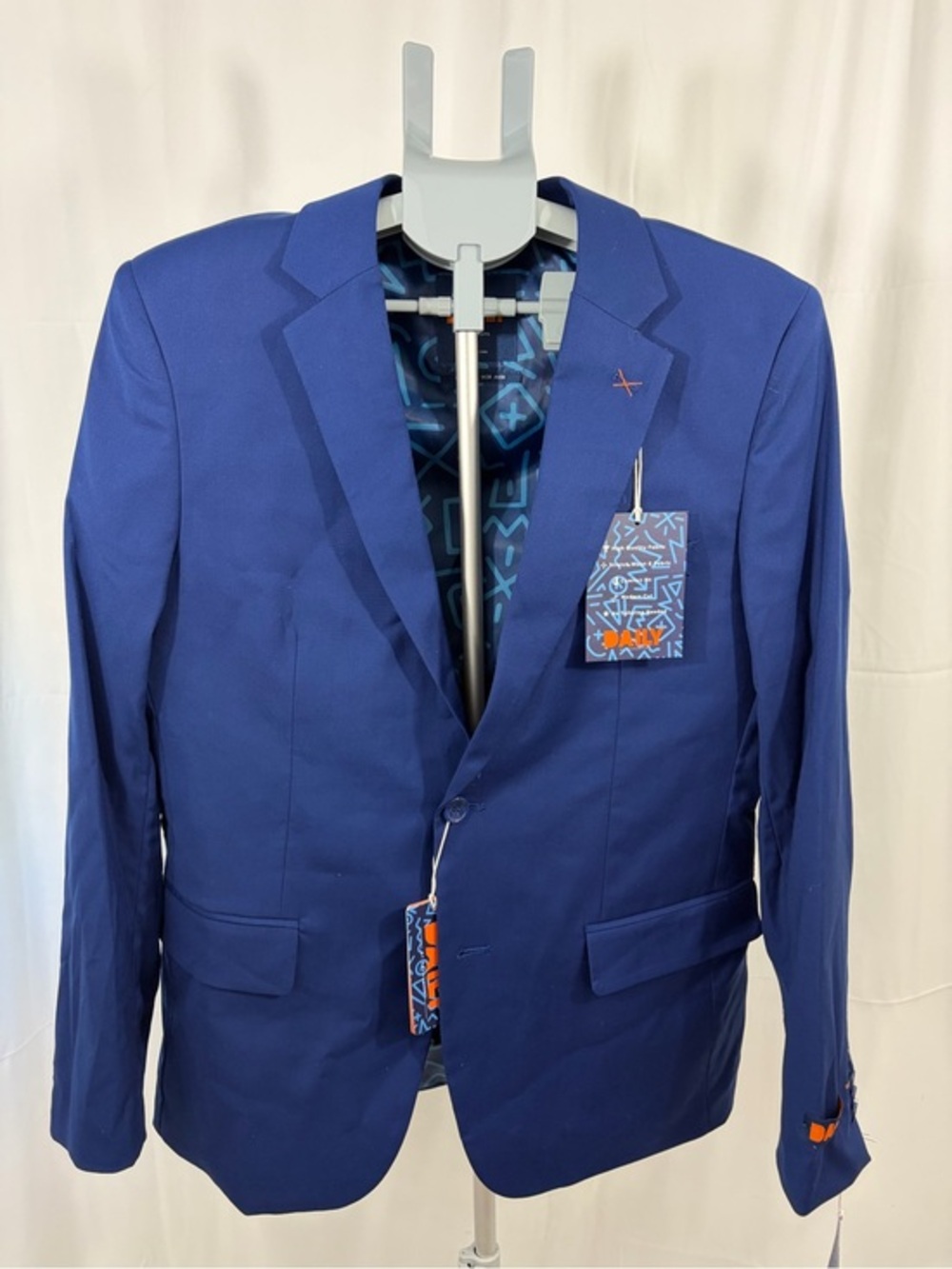NWT Daily Men's Size 38 Blue Blazer With Pants